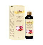 Huile capillaire à l'oignon rouge et hibiscus 200 ml - Sattva
