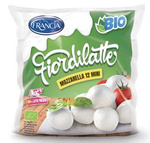 Mozzarella - 12 petites boules bio, BIO 450 g Francia