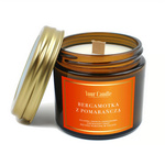 Sojová vonná svíčka s dřevěným knotem bergamot a pomeranč 120ml - Your Candle