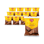 SET 12 x Wafer snack ricoperti di cioccolato senza glutine 105 g