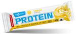 Baton proteic fără gluten cu aromă de vanilie și înveliș alb 50g - MAXSPORT