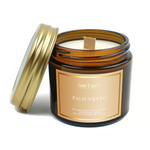 Sojová vonná svíčka s dřevěným knotem palo santo 120ml - Your Candle