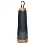 Bouteille thermique avec poignée en silicone noir 500 ml - Chic-Mic