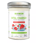 Elektrolyty v prášku s příchutí maliny Vital Charge+ 250 g - Hempking (Biowen)