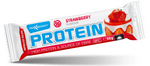 Barre protéinée à la fraise avec glaçage blanc sans gluten 50g - MAXSPORT