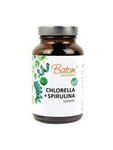 Chlorella + Spirulina Bio, complément alimentaire, 300 comprimés, 120 g (400 mg) – Batom