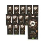 SET 14 x Barretta di cacao amaro 100 % bio 50 g