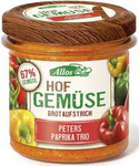 Pâte de légumes aux trois types de poivrons sans gluten BIO 135 g