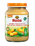 Obiadek dynia - cukinia - ziemniak bez dodatku cukrów bezglutenowy od 6 miesiąca Demeter BIO 190 g (słoik) - Holle