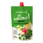 Mus: jabłko, szpinak, banan i cytryna bez dodatku cukru 200 g – Biurkom Flampol