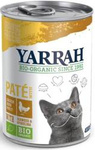 Croquettes pour chats adultes, pâté de poulet avec spiruline et algues BIO 400 g - Yarrah