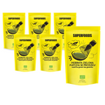 Set di 6 x tè verde matcha in polvere bio 100 g