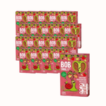 SET 20 x Snack alla frutta con mela e fragola senza zuccheri aggiunti 60 g