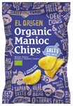 Glutenfreie gesalzene Maniokchips BIO 60 g