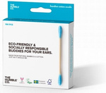 Coton-tiges en bambou bleus, 100 unités – The Humble