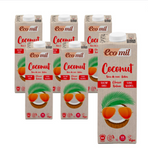 Set di 6 x bevanda classica al cocco senza zucchero bio 1 l