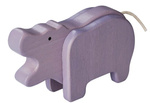 Ippopotamo in bambù dai 24 mesi (9 x 4 x 7 cm) – EverEarth