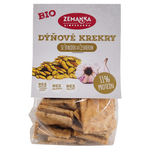 Crackers cu semințe de dovleac și usturoi Bio 100 g – Zemanka