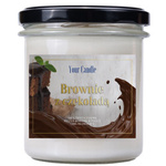 Candela di soia al cioccolato Brownie 300ml - La tua candela