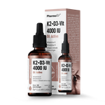 Witamina K2 + D3 w kroplach (75 mcg + 100 mcg) bezglutenowe 30 ml