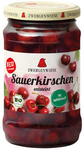 Cseresznye könnyű szirupban gluténmentes bio 360 g (195 g) (üvegben) - ZWERGENWIESE