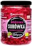 Salată de varză roz dulce și acră bio 500 g (340 g) - Runoland