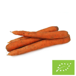 Gewaschene frische Möhren BIO (Polen) (ca. 0,50 kg)