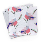 Serviettes de table en bambou Pansies 20 pcs - Chic-Mic-Mic