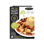 Csirke mediterrán szószban, bulgurral és zöldségekkel 300 g – Proporcja