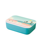 Lunchbox z tworzywa pla z przegródką palm springs 800 ml - chic-mic-mic