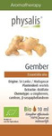 Olio essenziale di zenzero (gember) bio 10 ml