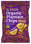 Bio gluténmentes paprikás plantán chips 80 g – El Origen