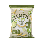 Chipsuri din linte roșie cu aromă de jalapeno și lime 100 g – Oho