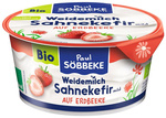 Kefir kremowy z truskawkami BIO 150 g - Sobbeke