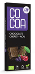 Ciocolată crudă cireșe - acai BIO 40 g – Cocoa