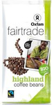 Bio Fair Trade Hochlandkaffee, ganze Bohnen, Arabica/Robusta 250 g – Oxfam Fair Trade
