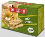 Pane croccante biologico con sesamo, segale, integrale bio 250 g