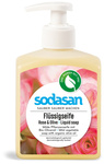 Sapone liquido alla rosa e all'oliva Biologico 1000 ml – Sodasan