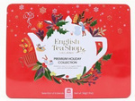 Zestaw herbatek premium holiday collection w ozdobnej czerwonej puszce bio 44 g
