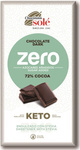 Cioccolato fondente 72% cacao senza zuccheri aggiunti con stevia keto 100 g – Chocolates Sole