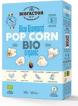 Popcorn albastru cu sare pentru microunde fără gluten BIO 3 x 90 g – Biofactor