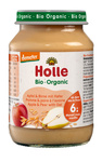 Jablko-hruška s ovsem bez přidaného cukru Bio 190 g – Holle