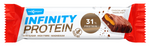 Barre protéinée au caramel et aux noisettes au chocolat au lait sans gluten 55g - Maxsport