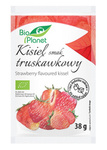 Kisiel o smaku truskawkowym z truskawkami - bez cukru BIO 38 g - Bio Planet