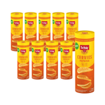 ZESTAW 10 x Chipsy paprykowe curvies bezglutenowe 170 g