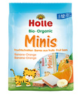Mini barres banane-orange Bio (8 x 12,5 g) 100 g – Holle