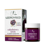 Cremă de ochi antirid pentru zi și noapte 25 ml - UZDROVISCO (INTENSE BLACK TULIPAN)