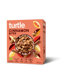 Celozrnné skořicové polštářky Bio bez lepku, o 30 % méně cukru 300 g – Turtle