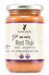 Sauce curry rouge thaï végétalienne sans gluten bio 340 g - SANCHON