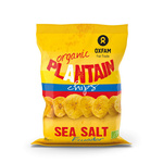 Chipsuri de plantain cu sare de mare comerț echitabil bio 85 g - Oxfam